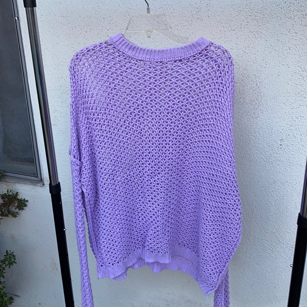 Free People purple sweater